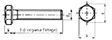 vis à tête hexagonale acier